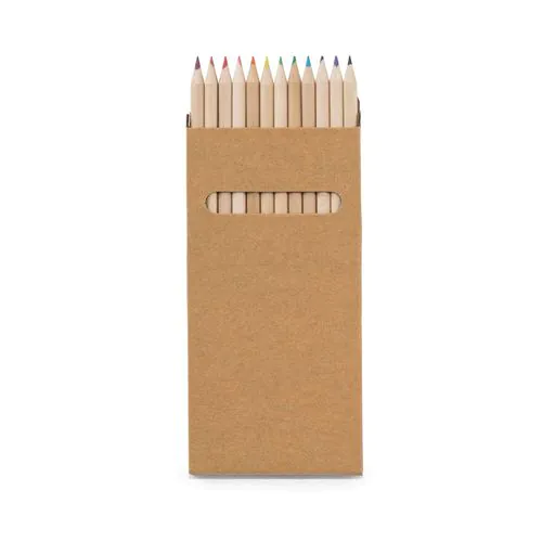 CROCO. Boîte avec 12 crayons de couleur CROCO. Boîte avec 12 crayons de couleur