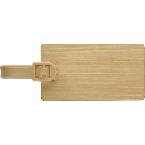 Bamboo luggage tag Shawn