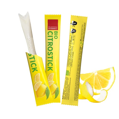 Organic LemonStick Hot Lemonade - Individ. Design Organic LemonStick Hot Lemonade - Individ. Design
