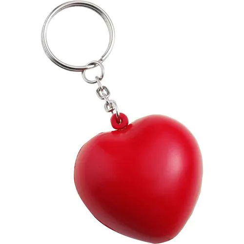 Antistress cuore con portachiavi, in PU Lilou Antistress cuore con portachiavi, in PU Lilou