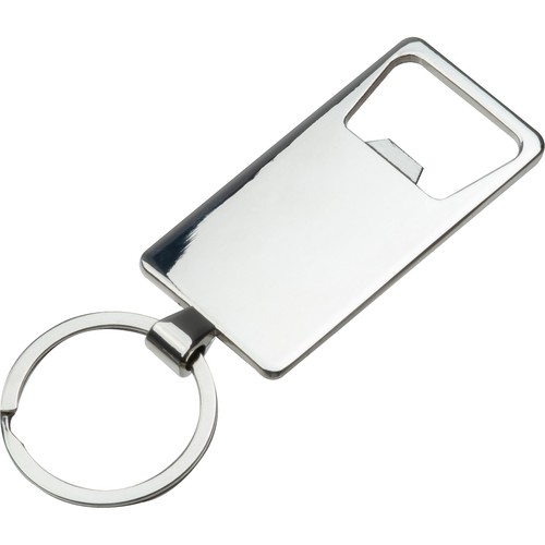 Bamboo key ring with bottle opener