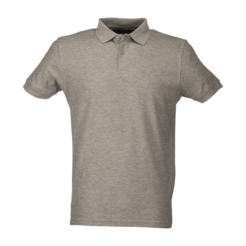100% piqué cotton (180 g/m2) short-sleeved polo shirt with two-button collar