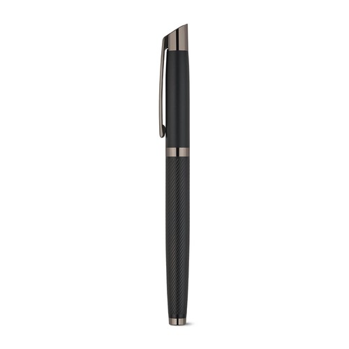 KINGSLEY. Ensemble composé d'un stylo à bille et d'un stylo roller en aluminium, avec encre bleue Dokumental KINGSLEY. Ensemble composé d'un stylo à bille et d'un stylo roller en aluminium, avec encre bleue Dokumental