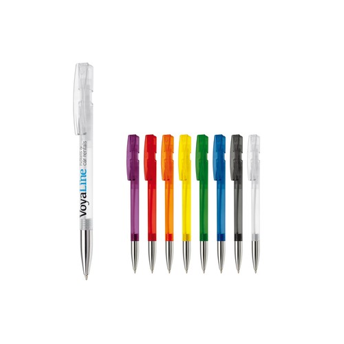 Penna a sfera Nash metal tip trasparente Penna a sfera Nash metal tip trasparente