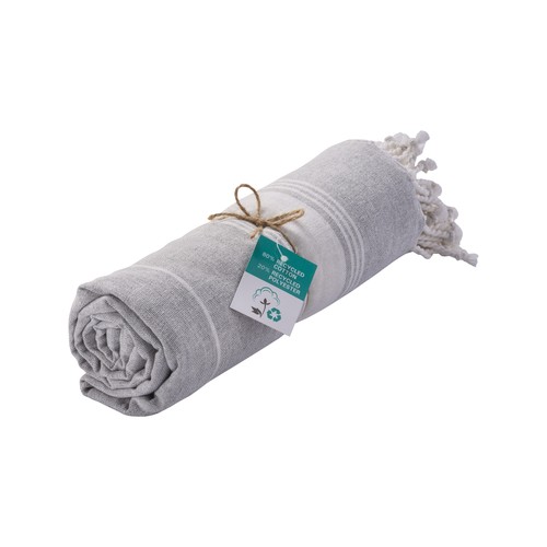 Serviette de plage / Paréo en coton recyclé de 180 g/m2 Serviette de plage / Paréo en coton recyclé de 180 g/m2