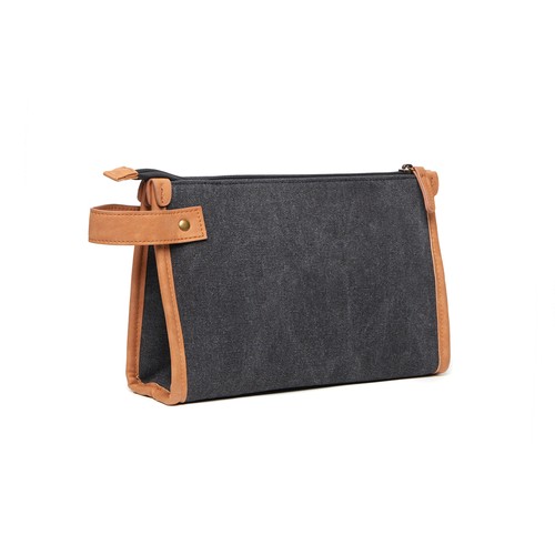 Cosmetic bag VINGA Bosler in canvas riciclato GRS Cosmetic bag VINGA Bosler in canvas riciclato GRS