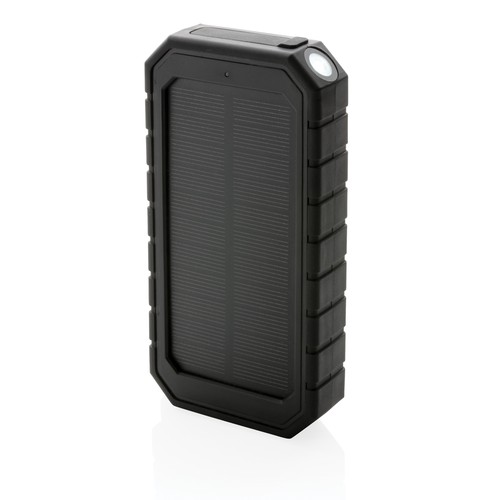 10.000 mAh Solar-Powerbank mit 10W Wireless aus RCS Plastik 10.000 mAh Solar-Powerbank mit 10W Wireless aus RCS Plastik