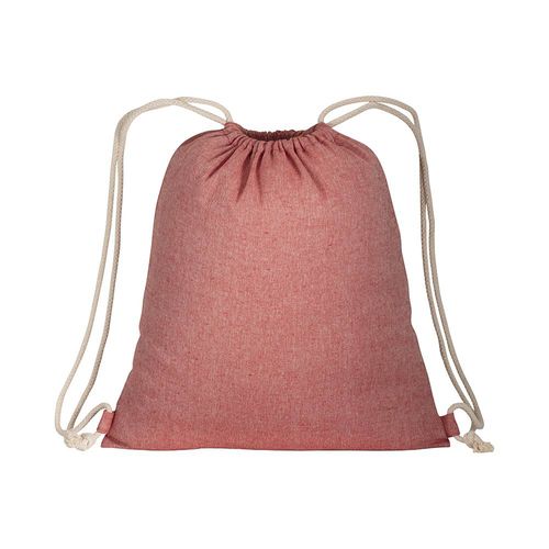 150g/m2 recycled cotton drawstring backpack