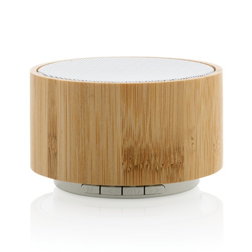 Altavoz inalámbrico 3W bambú y RCS Altavoz inalámbrico 3W bambú y RCS