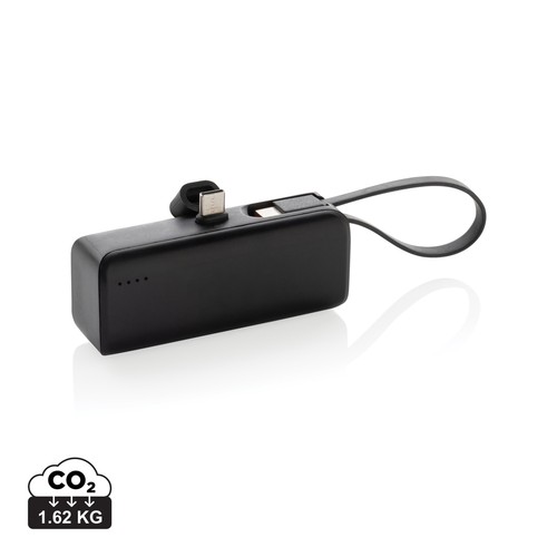 Powerbank Powerlink RCS plástico 3000 mah con conector USB C Powerbank Powerlink RCS plástico 3000 mah con conector USB C