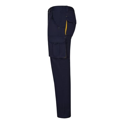 VL FIDES. Two-tone, multi-pocket stretch trousers (240g/m²), in cotton (46%), EME (38%) and polyester (16%) VL FIDES. Two-tone, multi-pocket stretch trousers (240g/m²), in cotton (46%), EME (38%) and polyester (16%)
