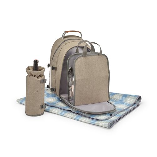 VILLA. Thermal picnic backpack in 600D, high-density recycled polyester VILLA. Thermal picnic backpack in 600D, high-density recycled polyester