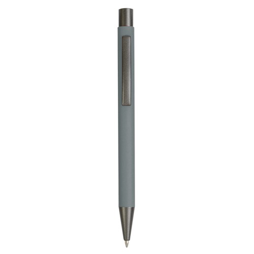 Stylo à poussoir en métal caoutchouté avec détails en bronze Stylo à poussoir en métal caoutchouté avec détails en bronze