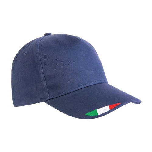 Casquette en coton, 5 panneaux avec broderie tricolore Casquette en coton, 5 panneaux avec broderie tricolore