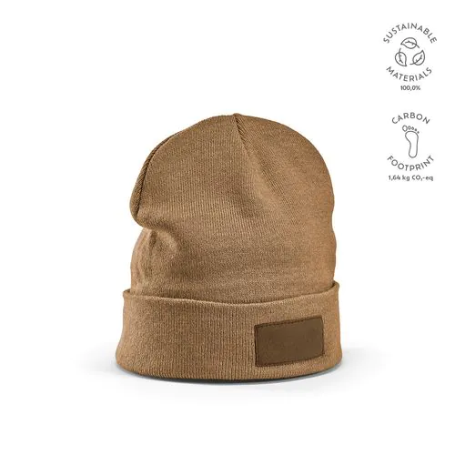 Cuffia Tupac in cotone riciclato. Patch personalizzabile Cuffia Tupac in cotone riciclato. Patch personalizzabile