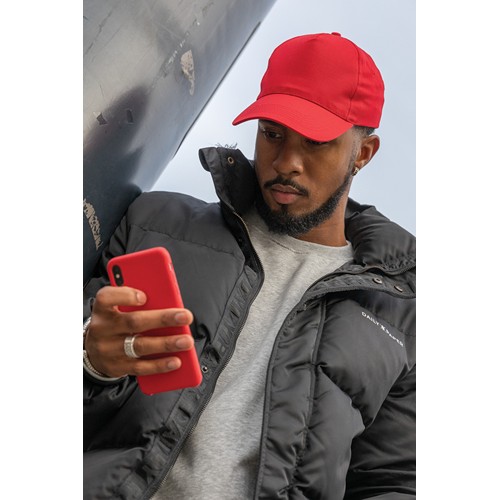 Casquette 5 panneaux en coton recyclé 190gr IMPACT