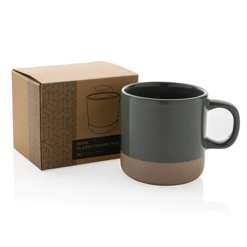 Glazed ceramic mug 360ml Glazed ceramic mug 360ml
