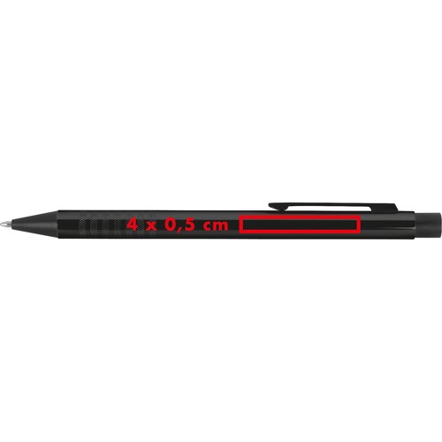 Retractable ballpen made of metal