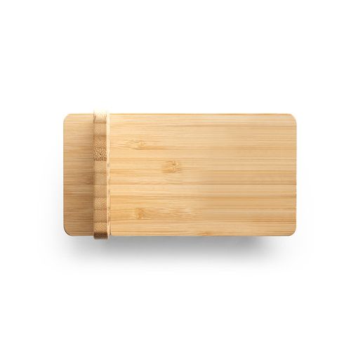 LANGE. Smartphone holder with 15W fast wireless charger in bamboo