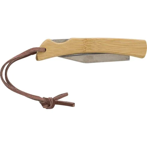 Canif en acier inoxydable et bambou Beckett Canif en acier inoxydable et bambou Beckett