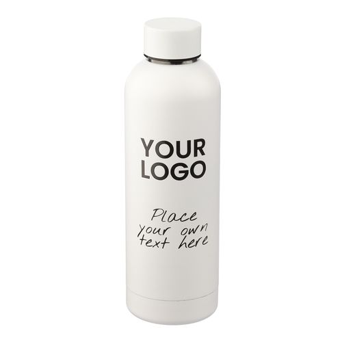 Gerecyclede dubbelwandige RVS fles (500 ml) Isaiah