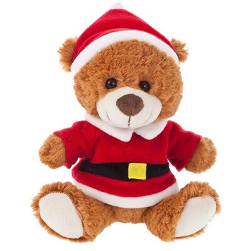 Teddybär mit Weihnachtsmann-Kleidung | Santi Teddybär mit Weihnachtsmann-Kleidung | Santi