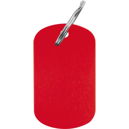 Sleutelhanger met metaalplaatje Sleutelhanger met metaalplaatje