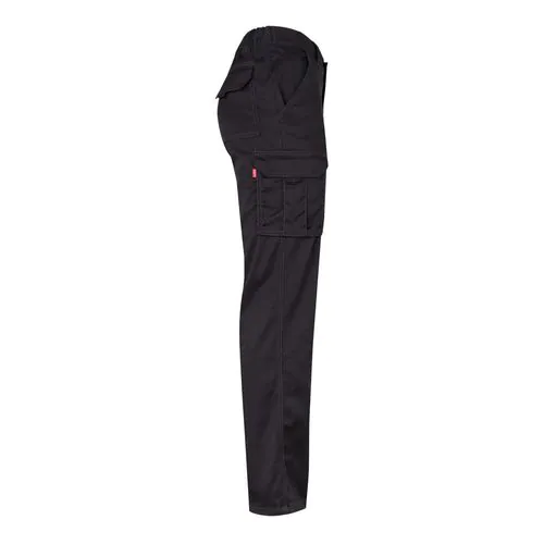 VL LUGH. Pantalon stretch, multipoches (240g/m²) en coton (46%), EME (38%) et polyester (16%)