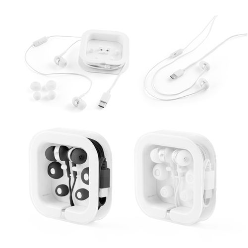PRESLEY. Auriculares con cable USB-C de 1.2 metros y micrófono ABS integrado PRESLEY. Auriculares con cable USB-C de 1.2 metros y micrófono ABS integrado