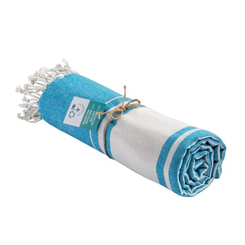 Beach towel /pareo in recycled cotton 180 gr/m2