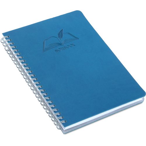 Carnet avec spirale A5 en simili cuir