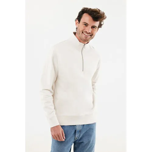 IQONIQ Elgon recycled cotton quarter zip sweater IQONIQ Elgon recycled cotton quarter zip sweater