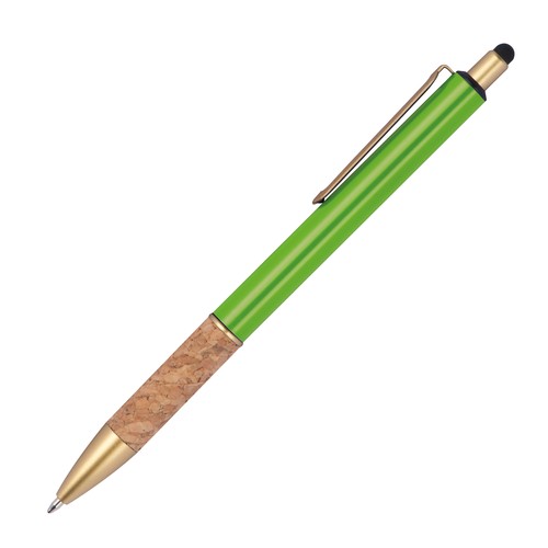 Ball pen with cork grip zone Ball pen with cork grip zone