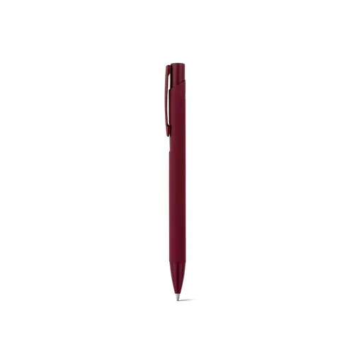 CLINT. Recycled aluminium (100% rAL) ballpoint pen with rubber finish