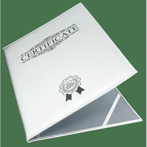 Certificate cover Certificate cover