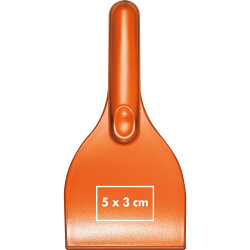 Rasca-hielos transparente.