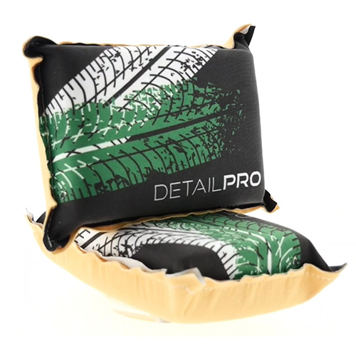 Rectangular sponge with reflective print