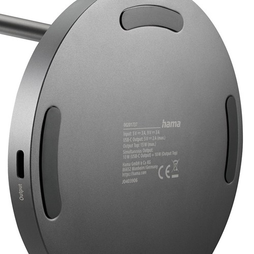 Magnetic wireless charger 15W Hama