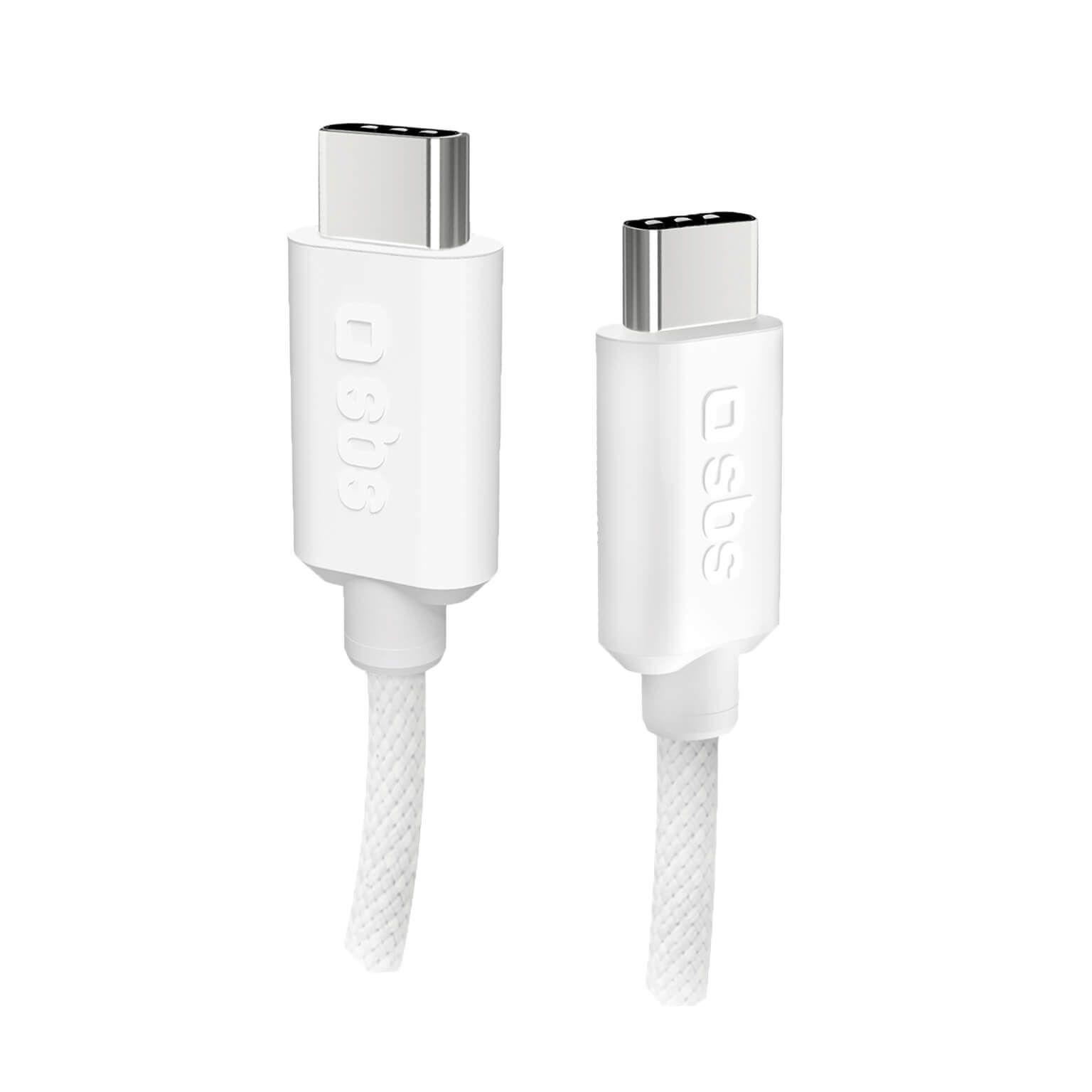 SBS C Cable - USB-C to USB-C fabric Cable SBS C Cable - USB-C to USB-C fabric Cable