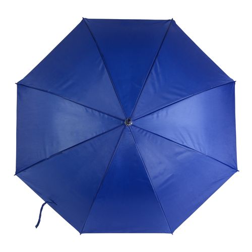 Automatic umbrella with metal shaft and plastic crook handle