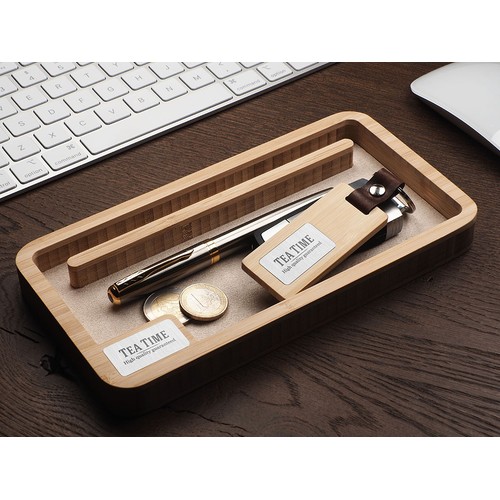 Drewniany organizer na biurko Drewniany organizer na biurko