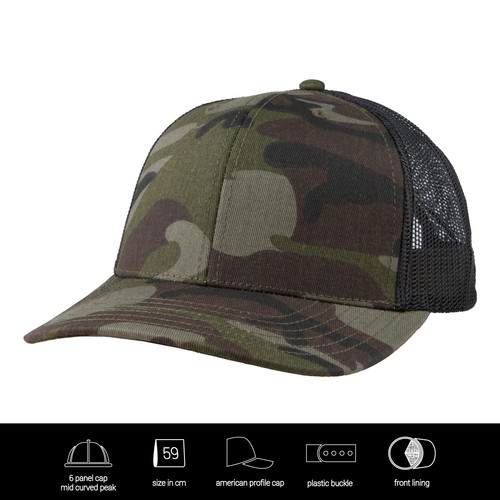 Exclusive Mid Visor Trucker Cap Exclusive Mid Visor Trucker Cap