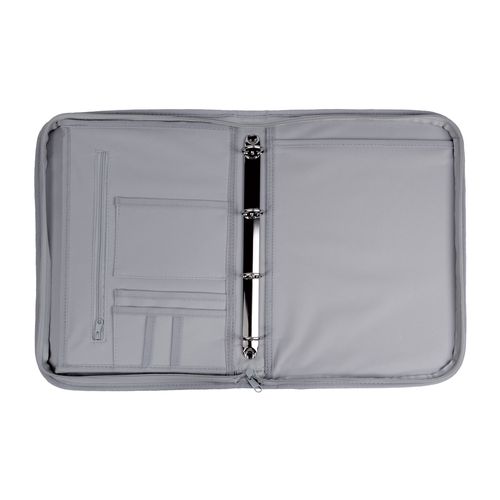 600D polyester brief folder with 4-ring sheet binder