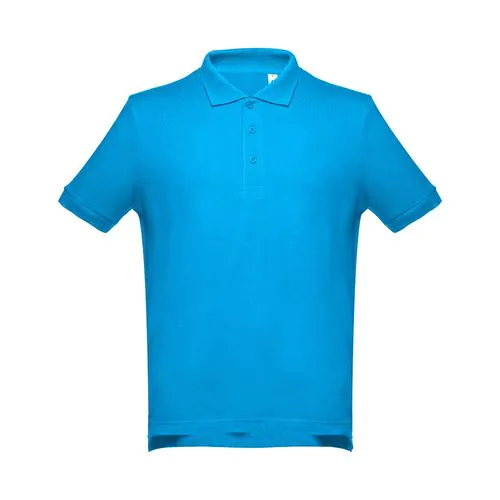 THC ADAM. Polo da uomo in cotone a maniche corte