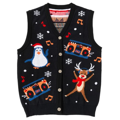 Christmas Spencers Recycled with buttons Christmas Spencers Recycled with buttons