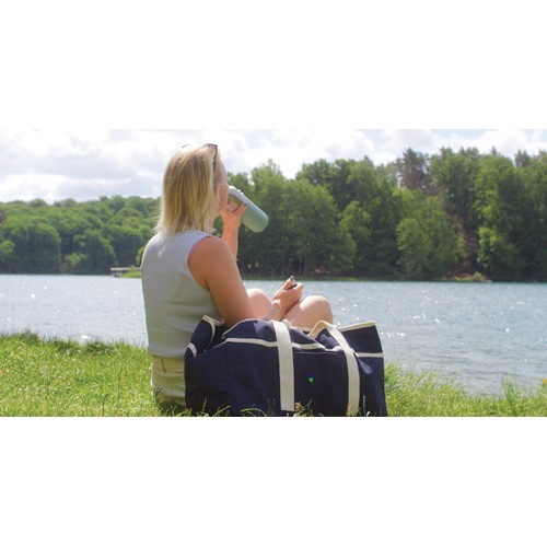 Bolsa de playa VINGA Volonne AWARE™ de lona reciclada Bolsa de playa VINGA Volonne AWARE™ de lona reciclada