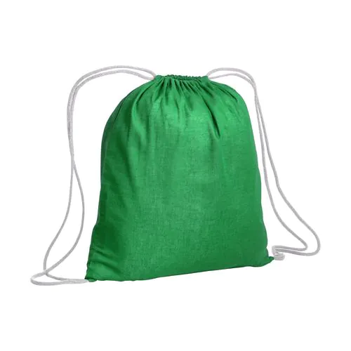 Backpack made of 120 g/m2 cotton, with choke closure. It is OEKO-TEX® certified. Backpack made of 120 g/m2 cotton, with choke closure. It is OEKO-TEX® certified.