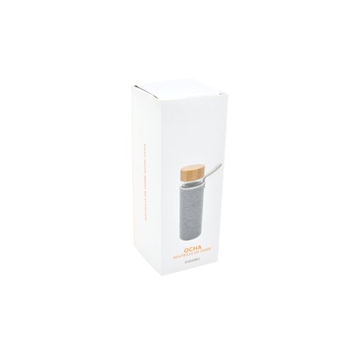Bouteille en verre double paroi 'Ocha', 400ml, housse néoprène Bouteille en verre double paroi 'Ocha', 400ml, housse néoprène
