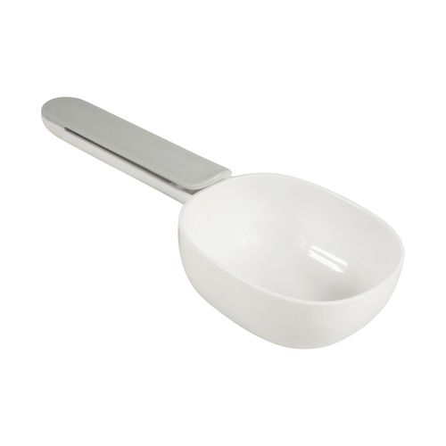 Feeding scoop with clip