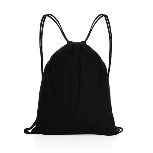Impact AWARE™ recycled cotton drawstring backpack 145g Impact AWARE™ recycled cotton drawstring backpack 145g